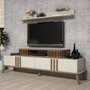 Hanah Home Eylül Mueble de TV Crema
